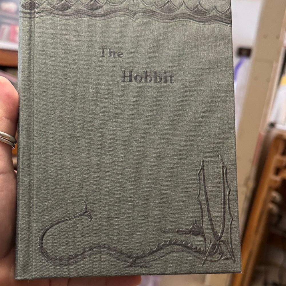 The Hobbit Clothbound Edition - Olive Green Hardcover Journal